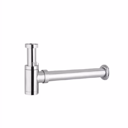 サニプロ 1 1/4インチ 105mm 真鍮ボトルトラップ パイプ付き